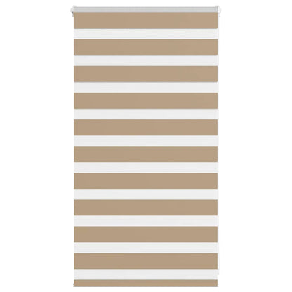 Zebra Blind 90x100 cm stofbreedte 85,9 cm polyester zandbruin