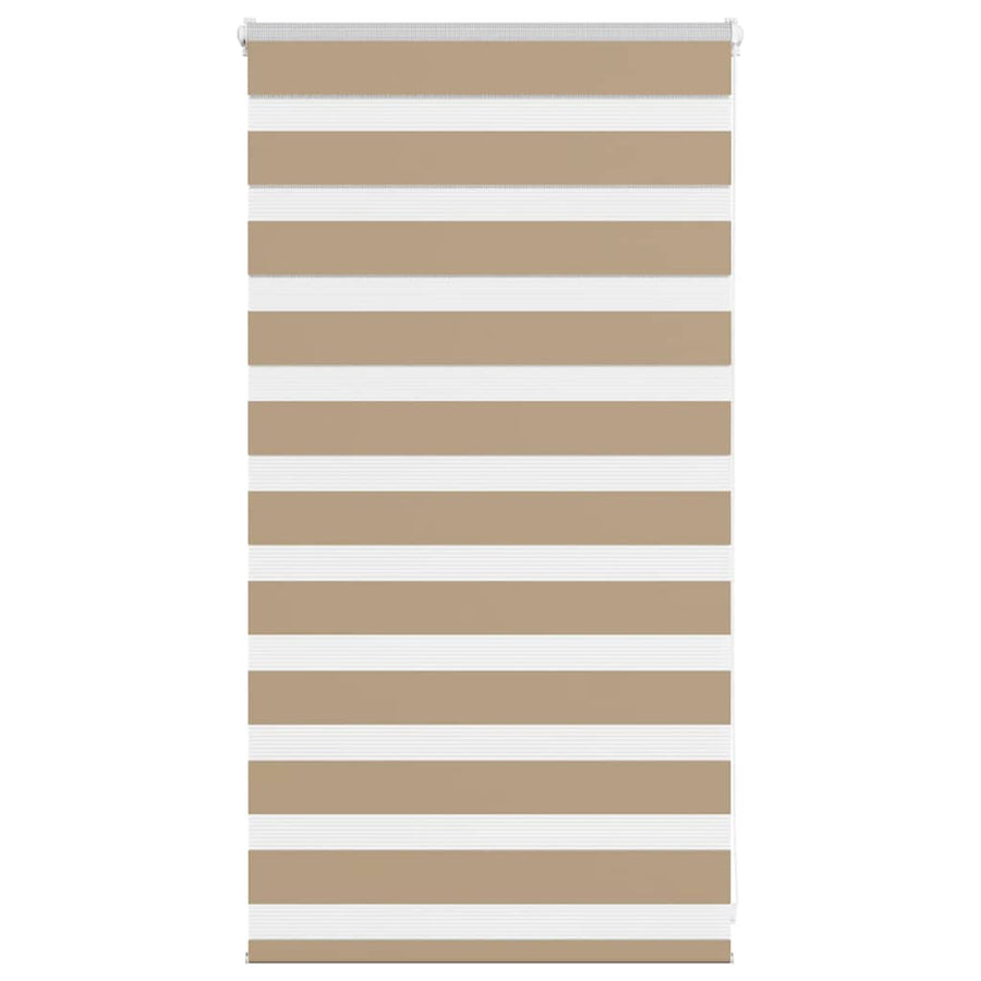 Zebra Blind 90x100 cm stofbreedte 85,9 cm polyester zandbruin