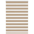 Zebra Blind 95x100 cm stofbreedte 90,9 cm polyester zandbruin