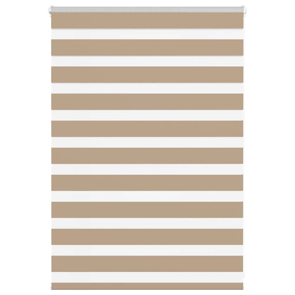 Zebra Blind 95x100 cm stofbreedte 90,9 cm polyester zandbruin