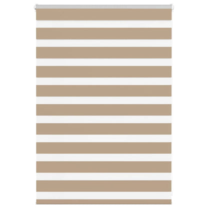 Zebra Blind 95x100 cm stofbreedte 90,9 cm polyester zandbruin