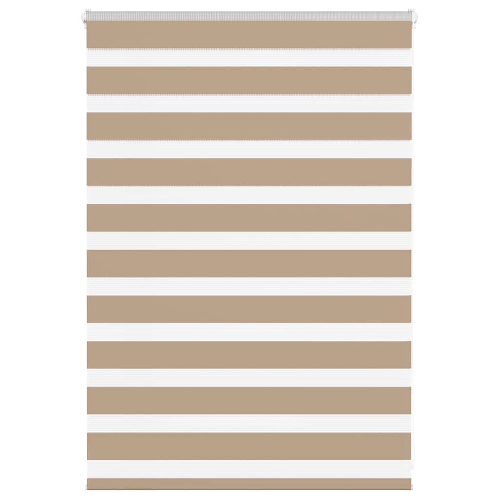 Zebra Blind 95x100 cm stofbreedte 90,9 cm polyester zandbruin