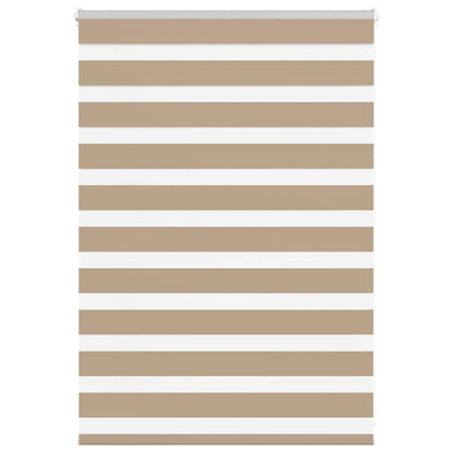 Zebra Blind 95x100 cm stofbreedte 90,9 cm polyester zandbruin