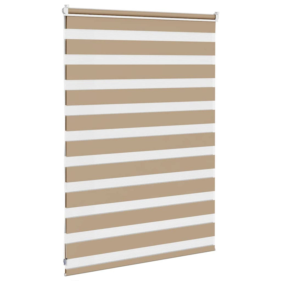 Zebra Blind 95x100 cm stofbreedte 90,9 cm polyester zandbruin