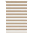 Zebra rolgordijn 105x100 cm zandbruin
