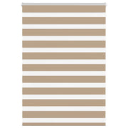 Zebra Blind 105x100 cm fabric width 100.9 cm polyester sand brown