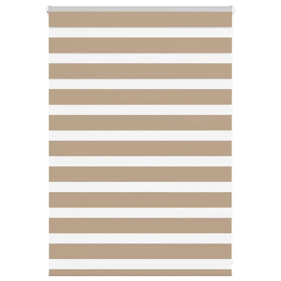 Zebra Blind 105x100 cm stofbreedte 100,9 cm polyester zandbruin