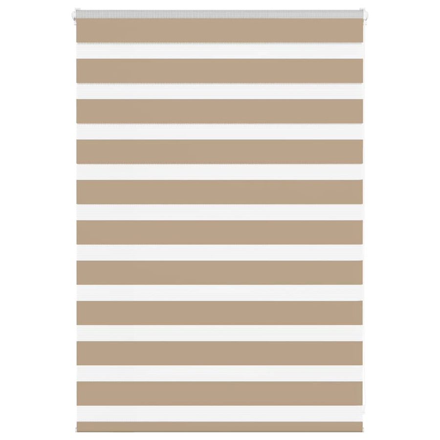 Zebra Blind 110x100 cm stofbreedte 105,9 cm polyester zandbruin