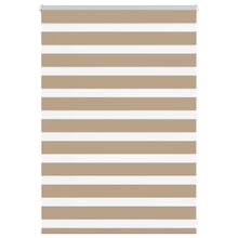 Zebra Blind 115x100 cm stofbreedte 110,9 cm polyester zandbruin