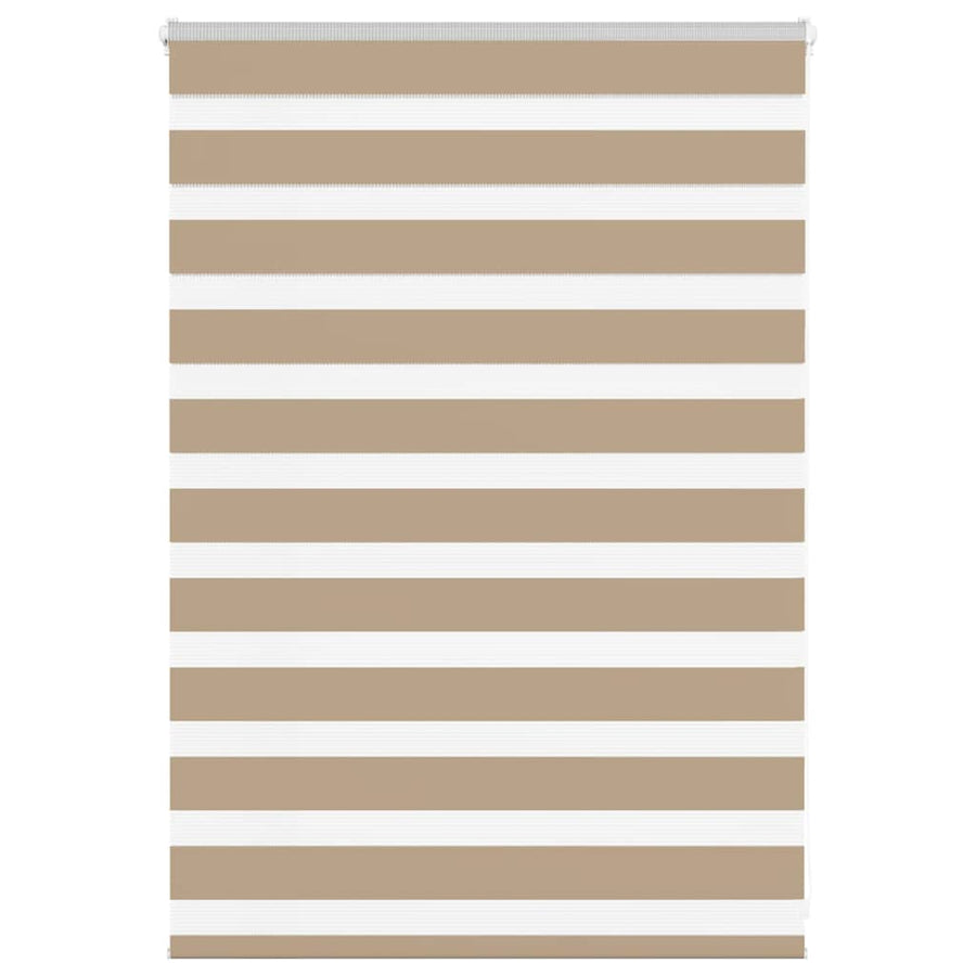 Zebra Blind 115x100 cm stofbreedte 110,9 cm polyester zandbruin