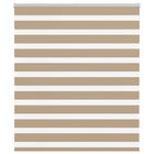 Zebra rolgordijn 125x100 cm zandbruin polyester