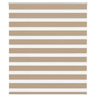 Zebra rolgordijn 135x100 cm zandbruin polyester