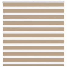 Zebra Blind 140x100 cm stofbreedte 135,9 cm polyester zandbruin
