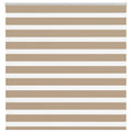 Zebra Blind 145x100 cm stofbreedte 140,9 cm polyester zandbruin