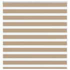 Zebra rolgordijn 150x100 cm zandbruin