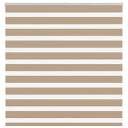 Zebra rolgordijn 150x100 cm zandbruin