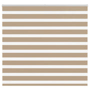 Zebra rolgordijn 155x100 cm zandbruin