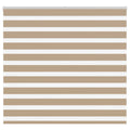 Zebra Blind 160x100 cm stofbreedte 155,9 cm polyester zandbruin