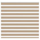 Zebra blind 165x100 cm zandbruin polyester