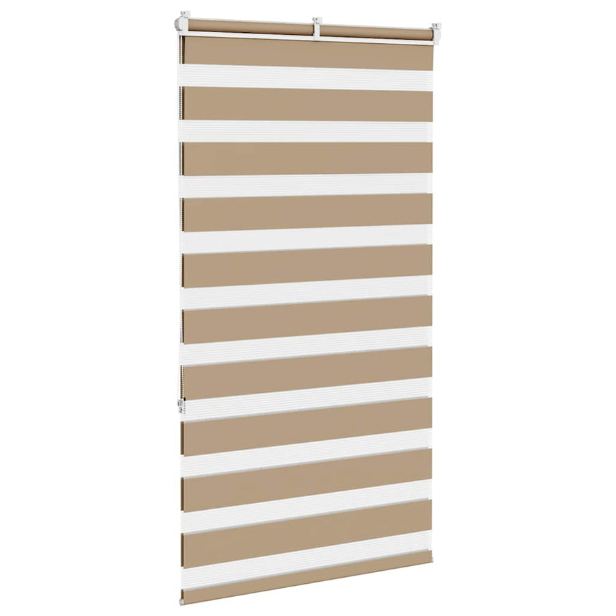 Zebra Blind 70x150 cm stofbreedte 65,9 cm polyester zandbruin