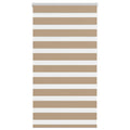 Zebra Blind 75x150 cm stofbreedte 70,9 cm polyester zandbruin
