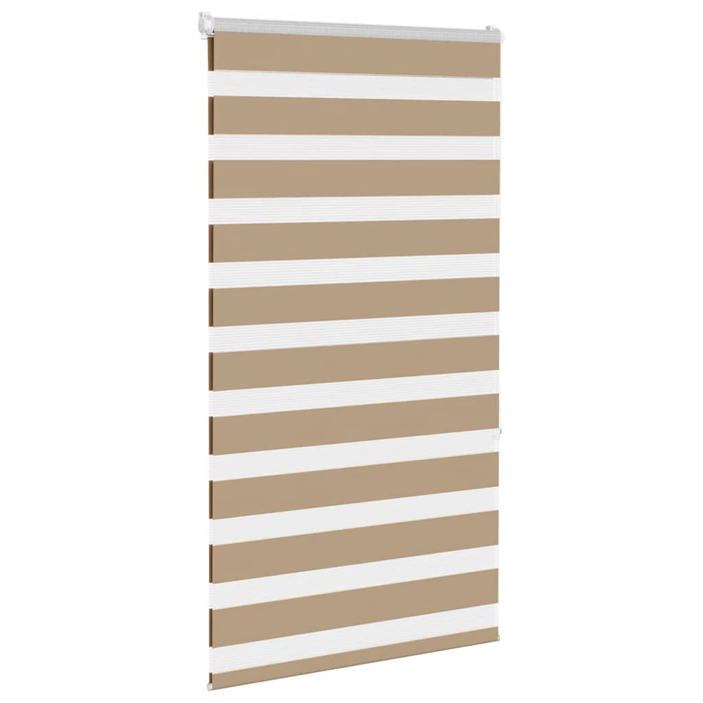 Zebra Blind 75x150 cm stofbreedte 70,9 cm polyester zandbruin