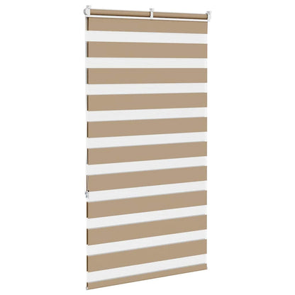 Zebra Blind 75x150 cm stofbreedte 70,9 cm polyester zandbruin