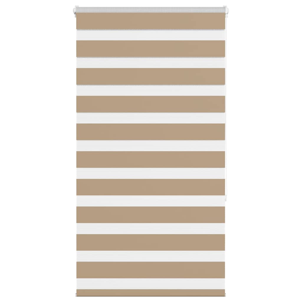 Zebra Blind 85x150 cm stofbreedte 80,9 cm polyester zandbruin