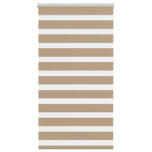 Zebra Blind 85x150 cm stofbreedte 80,9 cm polyester zandbruin