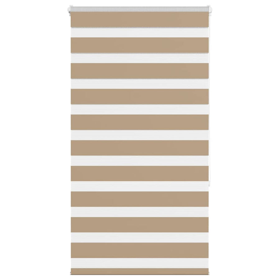 Zebra Blind 85x150 cm stofbreedte 80,9 cm polyester zandbruin