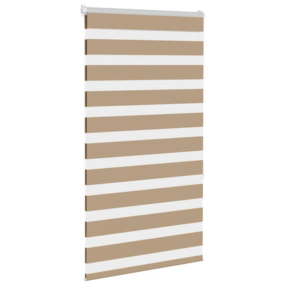 Zebra Blind 85x150 cm stofbreedte 80,9 cm polyester zandbruin