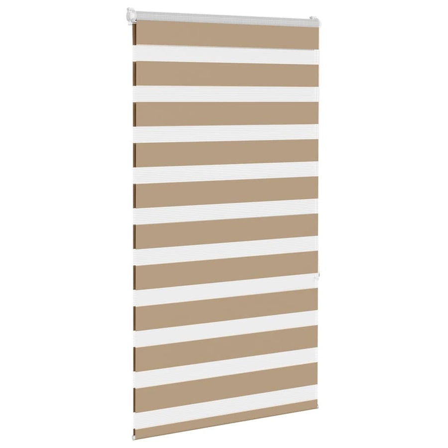 Zebra Blind 85x150 cm stofbreedte 80,9 cm polyester zandbruin