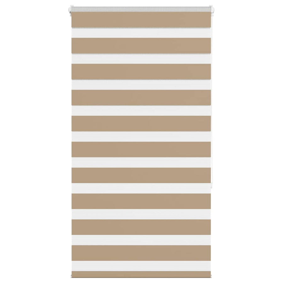 Zebra Blind 90x150 cm stofbreedte 85,9 cm polyester zandbruin