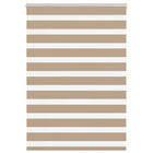 Zebra rolgordijn 95x150 cm zandbruin
