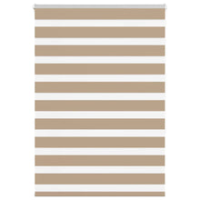 Zebra Blind 95x150 cm stofbreedte 90,9 cm polyester zandbruin