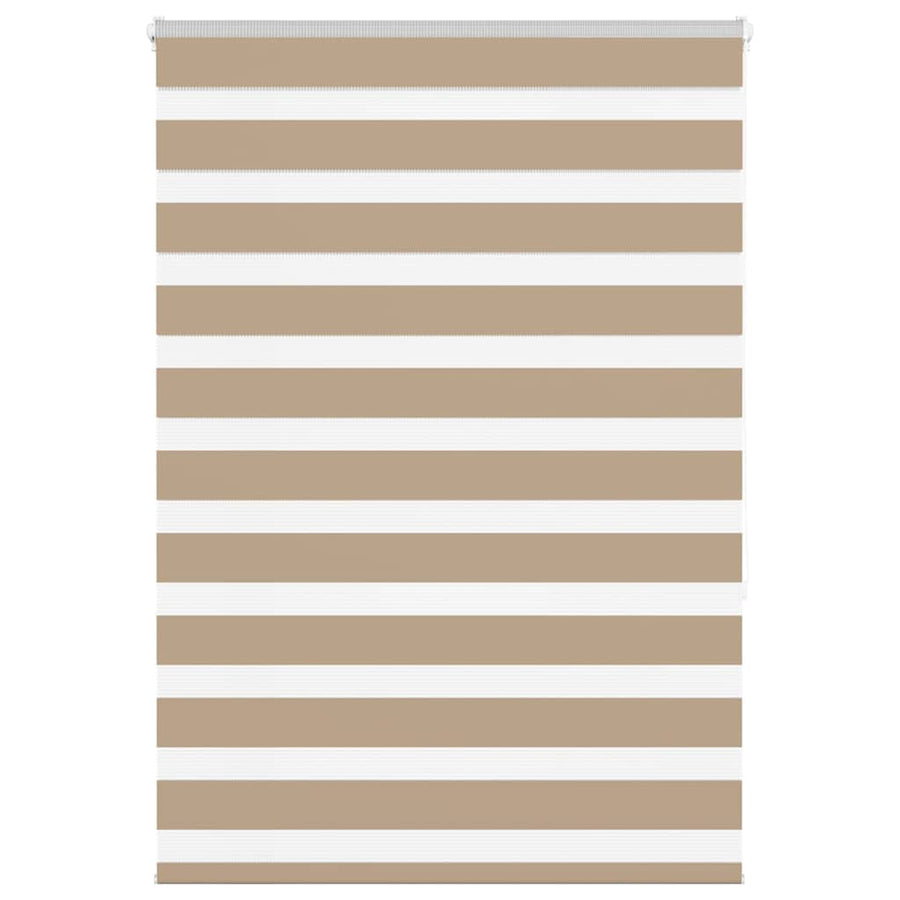 Zebra Blind 95x150 cm stofbreedte 90,9 cm polyester zandbruin