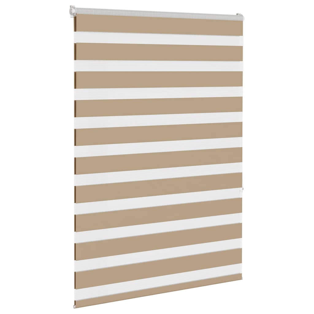 Zebra Blind 95x150 cm stofbreedte 90,9 cm polyester zandbruin