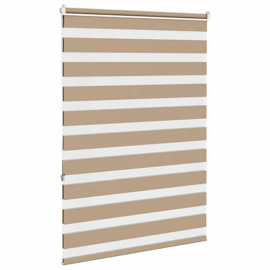 Zebra Blind 95x150 cm stofbreedte 90,9 cm polyester zandbruin