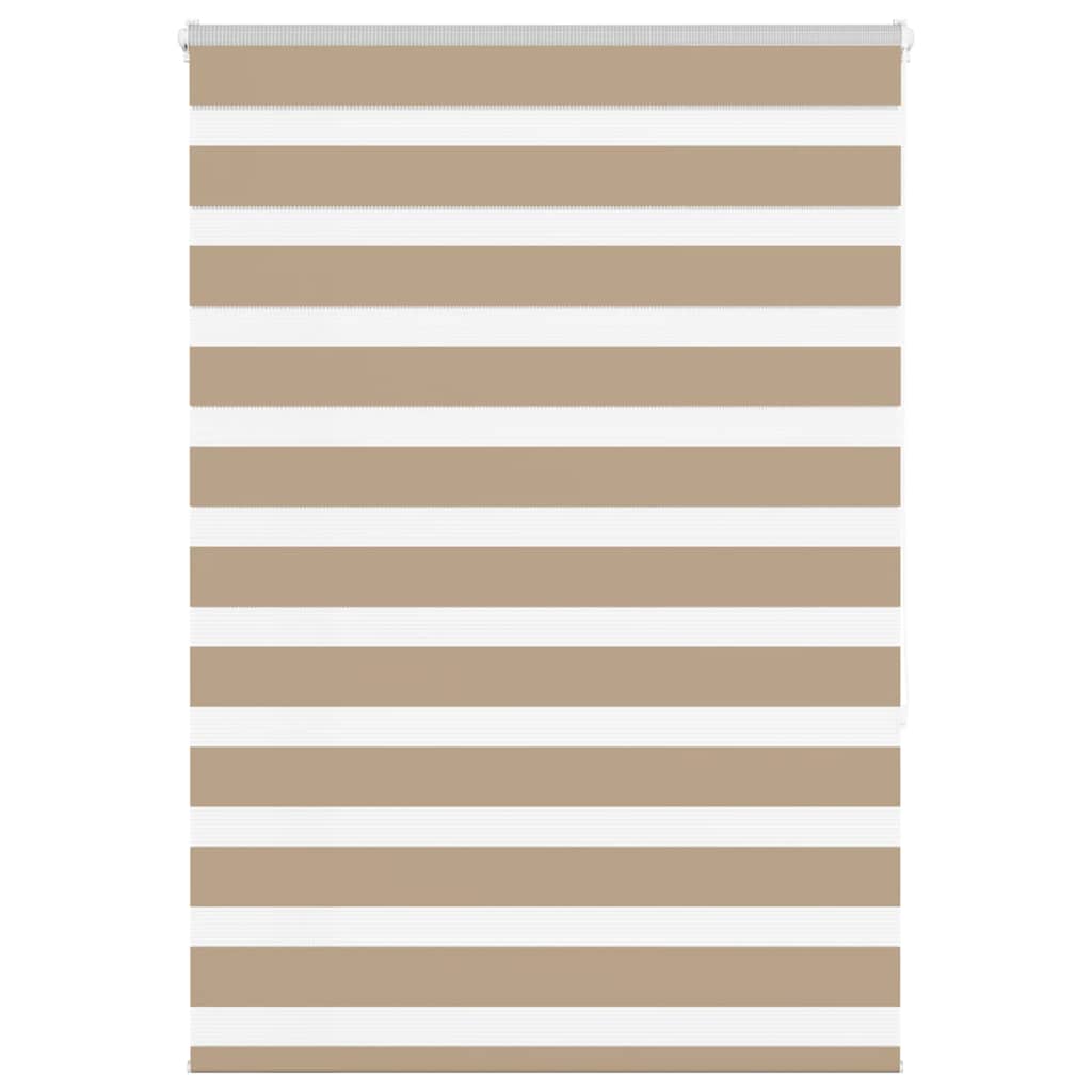Zebra Blind 100x150 cm stofbreedte 95,9 cm polyester zandbruin