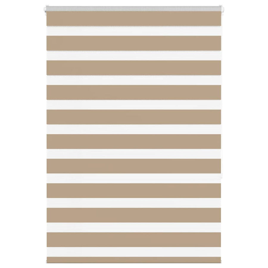 Zebra Blind 100x150 cm stofbreedte 95,9 cm polyester zandbruin
