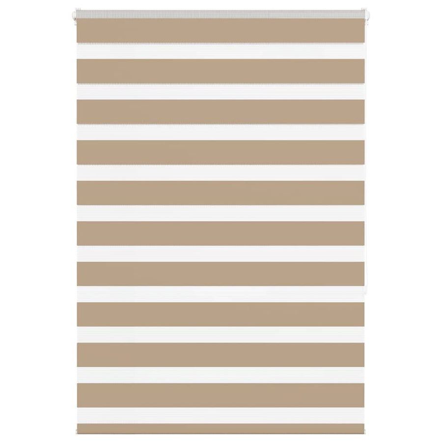 Zebra Blind 110x150 cm stofbreedte 105,9 cm polyester zandbruin