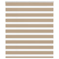 Zebra Blind 120x150 cm stofbreedte 115,9 cm polyester zandbruin