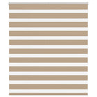 Zebra rolgordijn 120x150 cm zandbruin polyester