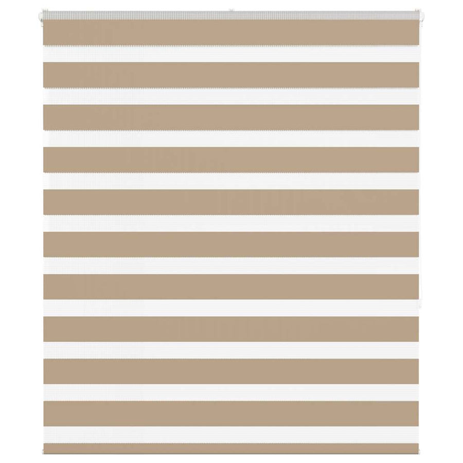 Zebra Blind 120x150 cm stofbreedte 115,9 cm polyester zandbruin