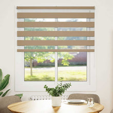 Zebra Blind 120x150 cm stofbreedte 115,9 cm polyester zandbruin