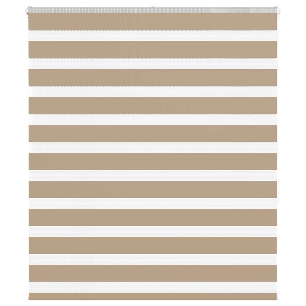 Zebra Blind 135x150 cm stofbreedte 130,9 cm polyester zandbruin