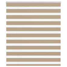 Zebra Blind 135x150 cm stofbreedte 130,9 cm polyester zandbruin