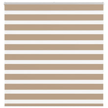 Zebra Blind 140x150 cm stofbreedte 135,9 cm polyester zandbruin