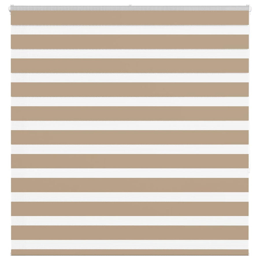 Zebra Blind 150x150 cm stofbreedte 145,9 cm polyester zandbruin