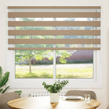 Zebra Blind 155x150 cm stofbreedte 150,9 cm polyester zandbruin